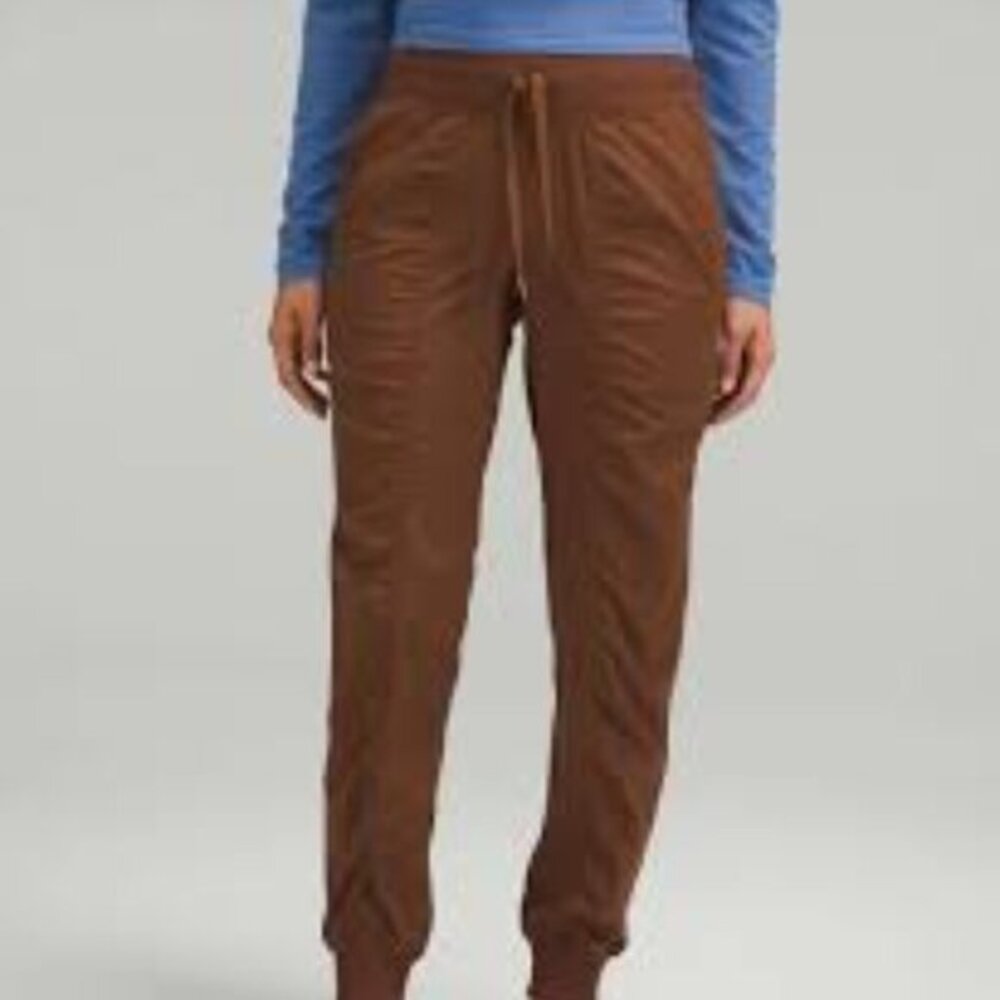 Lululemon‎ Dance Studio Mid-Rise Jogger Roasted 0 Brown High Rise Textured Gym